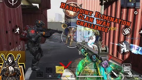 Hardpoint Elimination Clan war challenge COD mobile