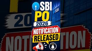 🔥 SBI PO 2026 Notification Released | 1500 Vacancies Announced 📝 Apply Now! | Sreedhar's CCE