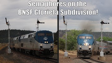Semaphores On The BNSF Glorieta Subdivision!