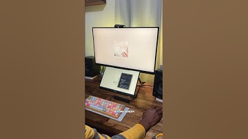 Use the Arzopa monitor as your second screen! #tech #monitor #arzopa #z1fc #desksetup #gaming