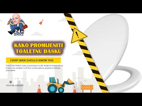 Video: Kako odvrnuti vijak za WC školjku?