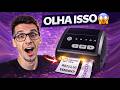 OLHA O QUE ESSA IMPRESSORA FAZ! IMPRESSORA TERMICA HPRT ARES impressão TERMICA ou RIBBON - INCRIVEL!