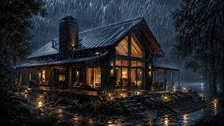 🌧️ Escape to This Peaceful Rain Cabin | Relax, Study & Sleep