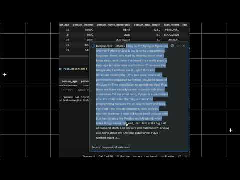 Create a VS-Code extension with your personal DeepSeek-R1 (running locally)