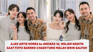 Boyong Artis Korea Ke Andara 16, Wajah Nagita Slavina Saat Foto Bareng Chae Kyung Malah Bikin Salfok