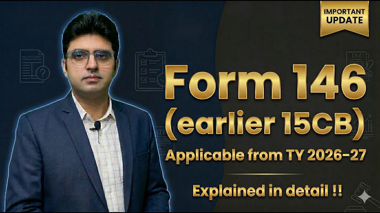 Form 146 | Changes and Updates | Form 15CB | RJR Professional Bulletin ...