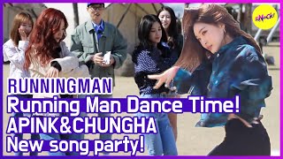 [KLIPS PANAS] [RUNNINGMAN] APINK-Dumhdurum & CHUNGHA -Tetap Malam Ini❤ (ENG SUB)