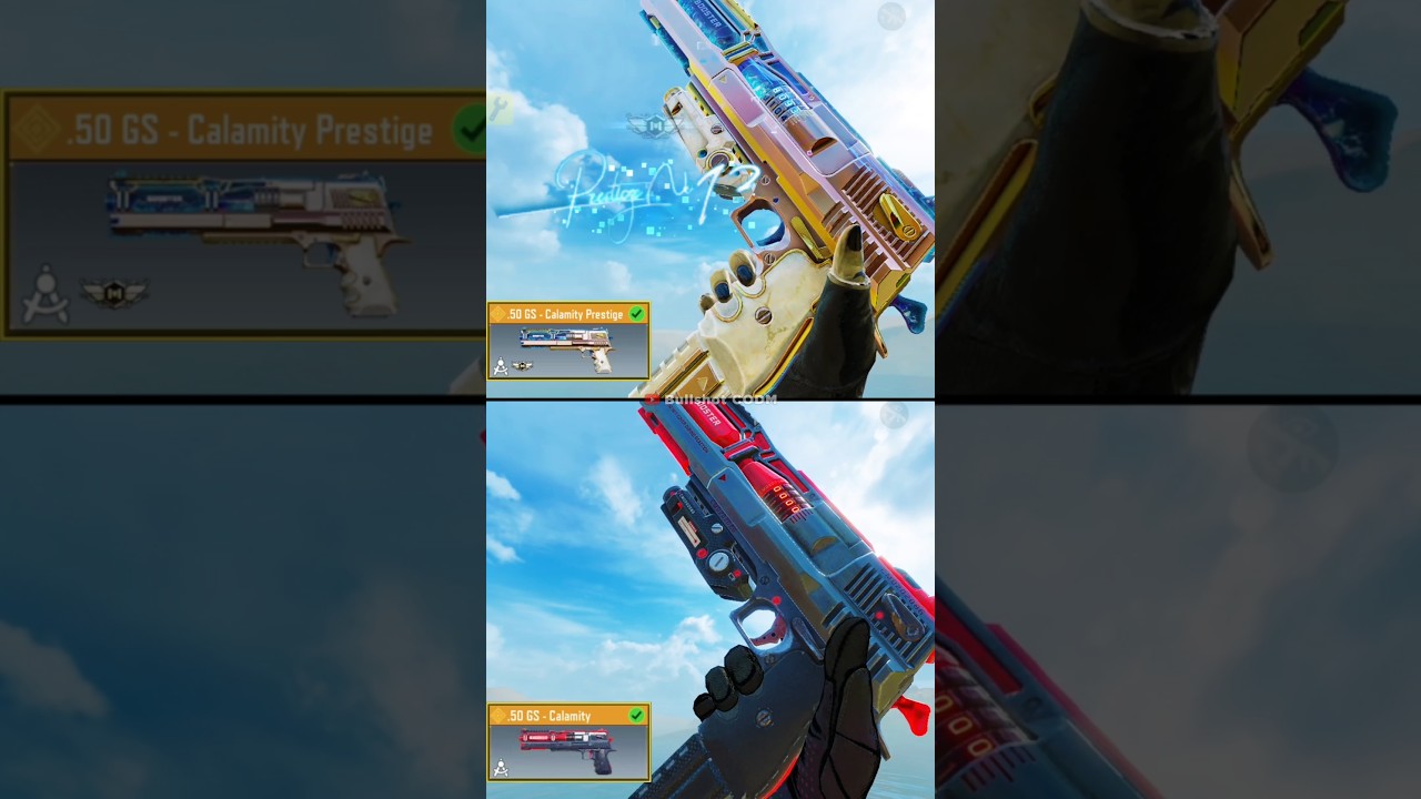 OG Vs Prestige .50 GS Calamity In COD Mobile 💀