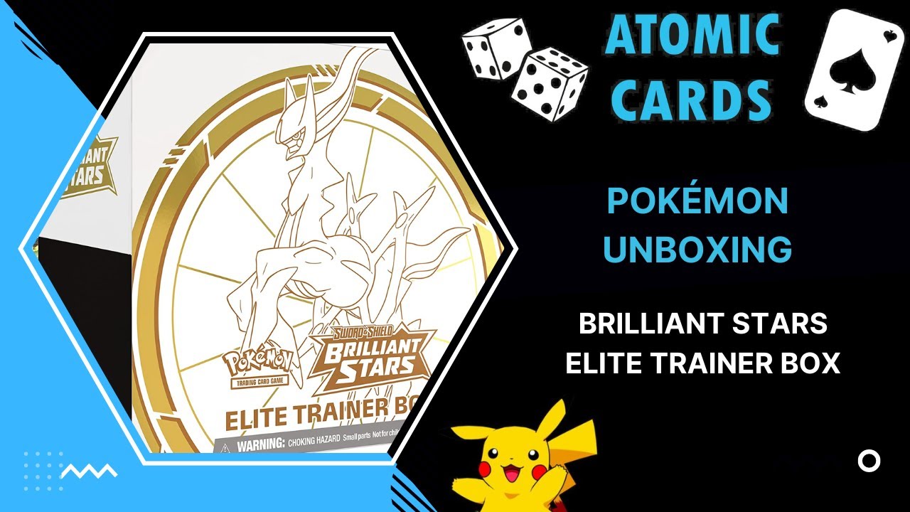 Pokémon Unboxing - Brilliant Stars Elite Trainer Box - YouTube