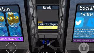 Completing Dark Sci Facility no shiftlock no first person (Solo) game: FE2 test maps Roblox