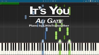 Video thumbnail of "Ali Gatie - It's You (Piano Cover) Synthesia Tutorial by LittleTranscriber"