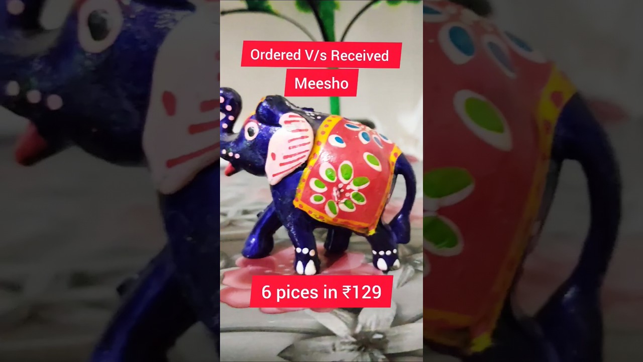 Meesho Elephant Home Decor 6 piece ₹129  | Meesho Home Decor | Home Decor Haul Review | 