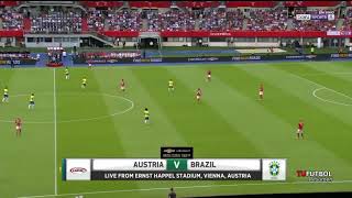 Brasil golea 3 a 0 a Austria