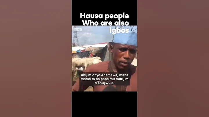 Hausa people who are also Igbos. The way to unite Nigeria. #Bbcnews Igbo #naija #peace #Hausa #igbo