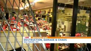 Businesses damaged in Baltimore riots