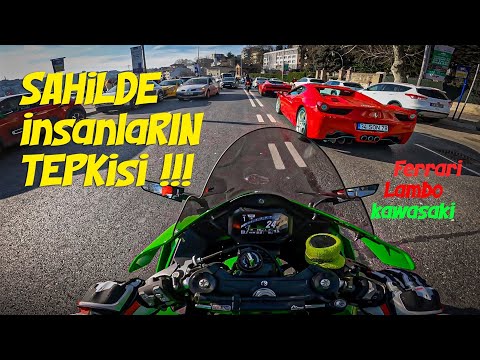 SAHİLDE İNSANLARIN TEPKİSİ / ÇOK KALABALIK / BAŞIMIZ SAĞOLSUN / ZX10RR SC PROJECT (MOTOVLOG)