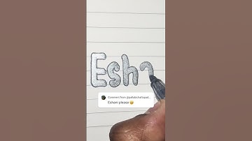 #comment your name I am waiting #eshani #thependream #calligraphy
