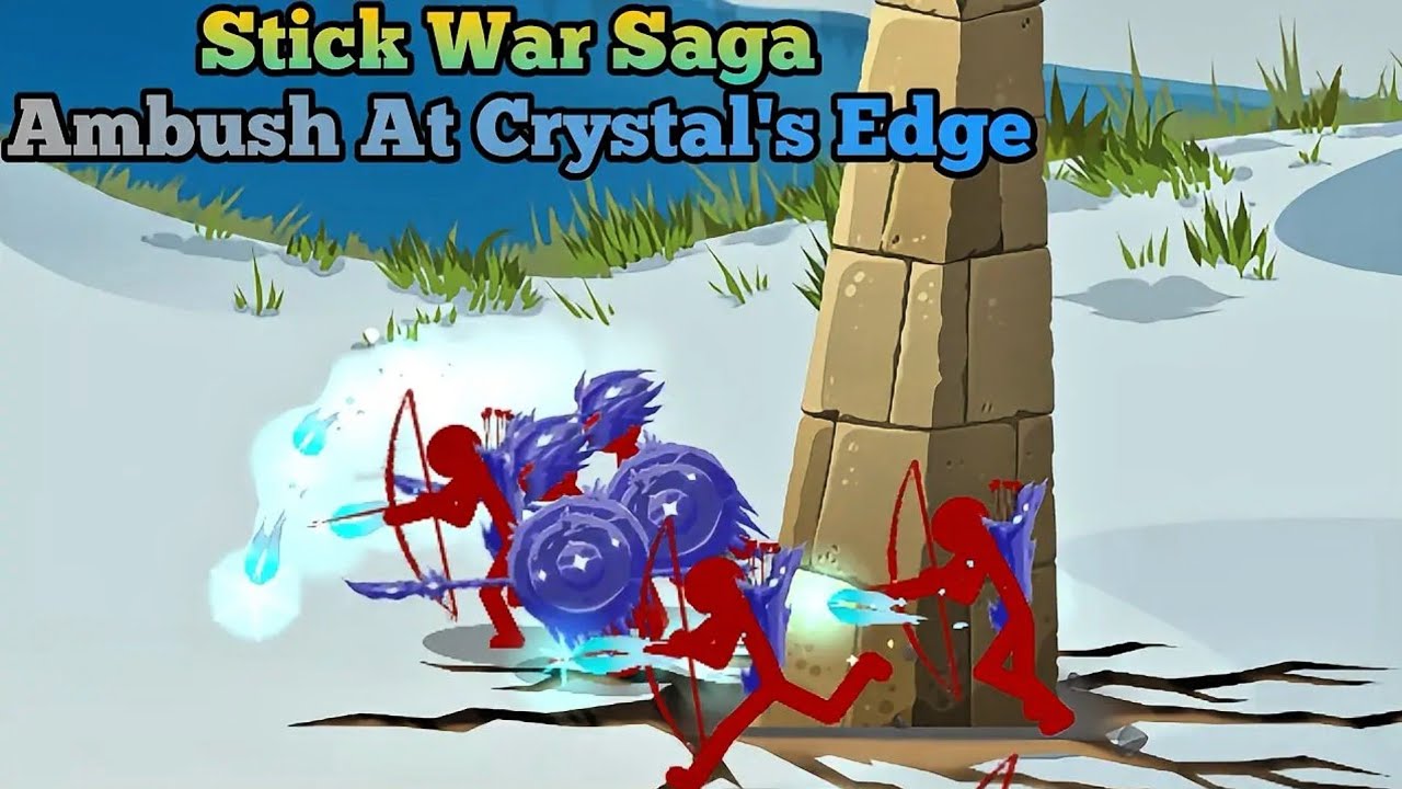 Stick War Saga: Level 9 - Ambush At Crystal's Edge (Insane Difficulty)