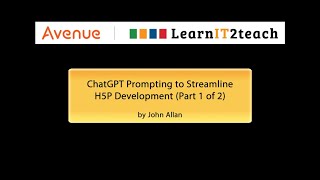 ChatGPT Prompting to Streamline H5P Development (Part 1 of 2)