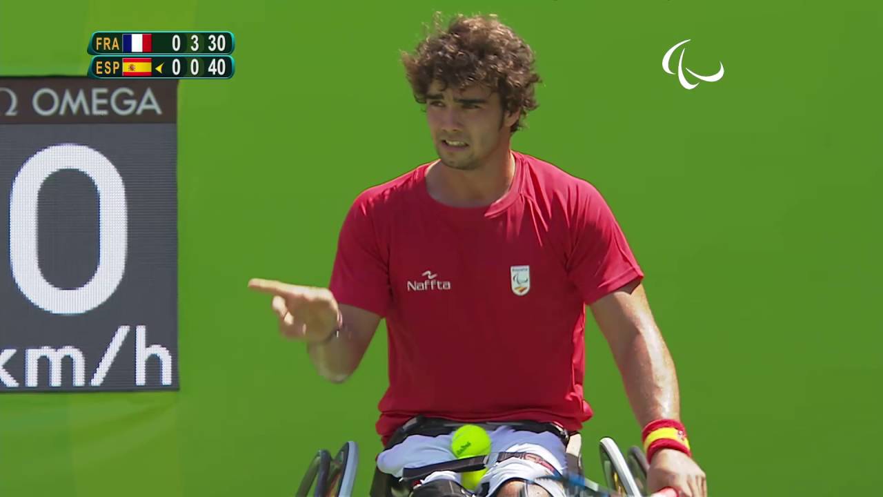 Wheelchair Tennis S Houdet V D Aversaschi Men S Singles Third Round Rio 2016 Paralympic Games