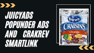 Priceless JuicyAds Popunder Ads for Crakrevenue Smartlink - #CPAaffiliatemarketing