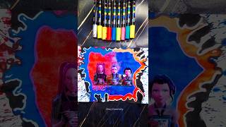 Rumi&Zoey Mira Paintart Besties Chaos Mode ON🤪✨️🌈||KpopDemonhunter#kpop#rumi #acrylicart