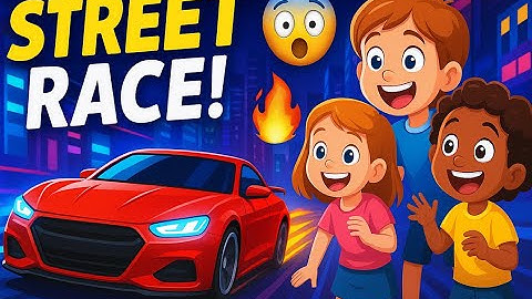 “Street Race 3D | Kids Car Racing Gameplay | Colorful Fast Racing Video | BabyKuku Gamer”