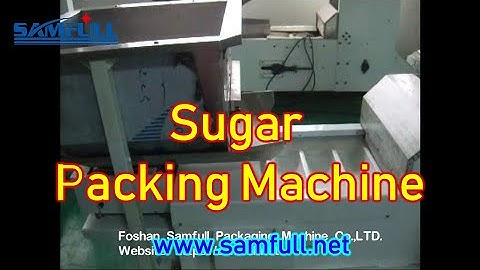 Sugar packing machine 100g 5KG with multi head weigher automatic sugar bagging