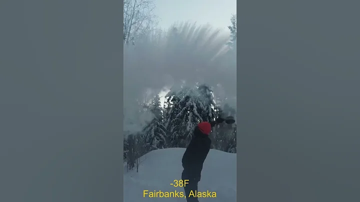 Boiling Water Turned To Steam In Extremely Cold Weather