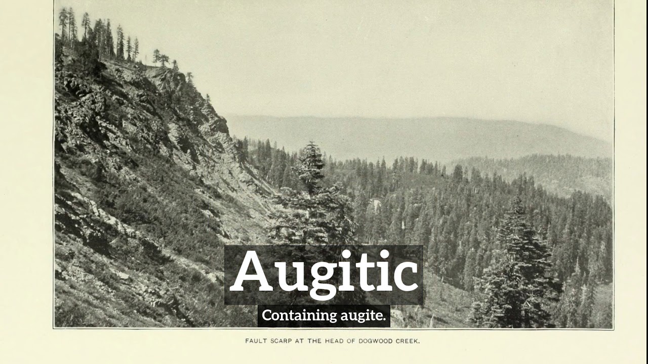What is Augitic? | How to Say Augitic in English? | How Does Augitic Look?