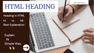 How to write heading in HTML using h tag