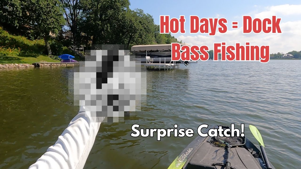 Hot Days = Dock Bass Fishing | J-Hooked Fishing