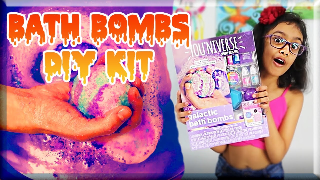 Bath Bombs DIY Kit | Testing YOU*NIVERSE Galactic Bath Bombs DIY Kit