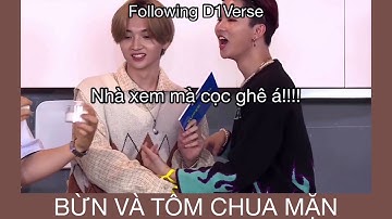 D1Verse - Đầu bếp Trần Bình với món tôm CHUA MẶN | Cặp đôi cạp đi (Vlive)