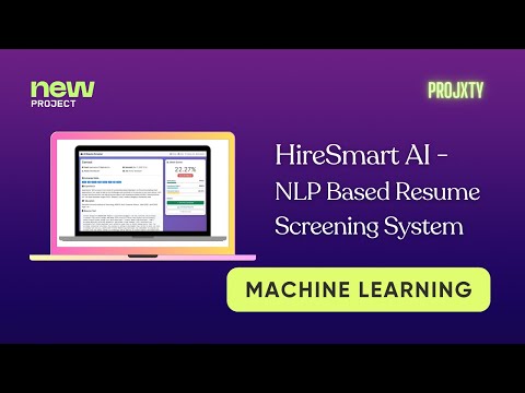 HireSmart AI – NLP-Based Resume Screening System Using Django & Machine Learning