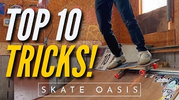 Top 10 Mini Ramp Tricks for Beginner Skateboarders!