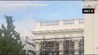 New scaffolding is up at the White House, here's why