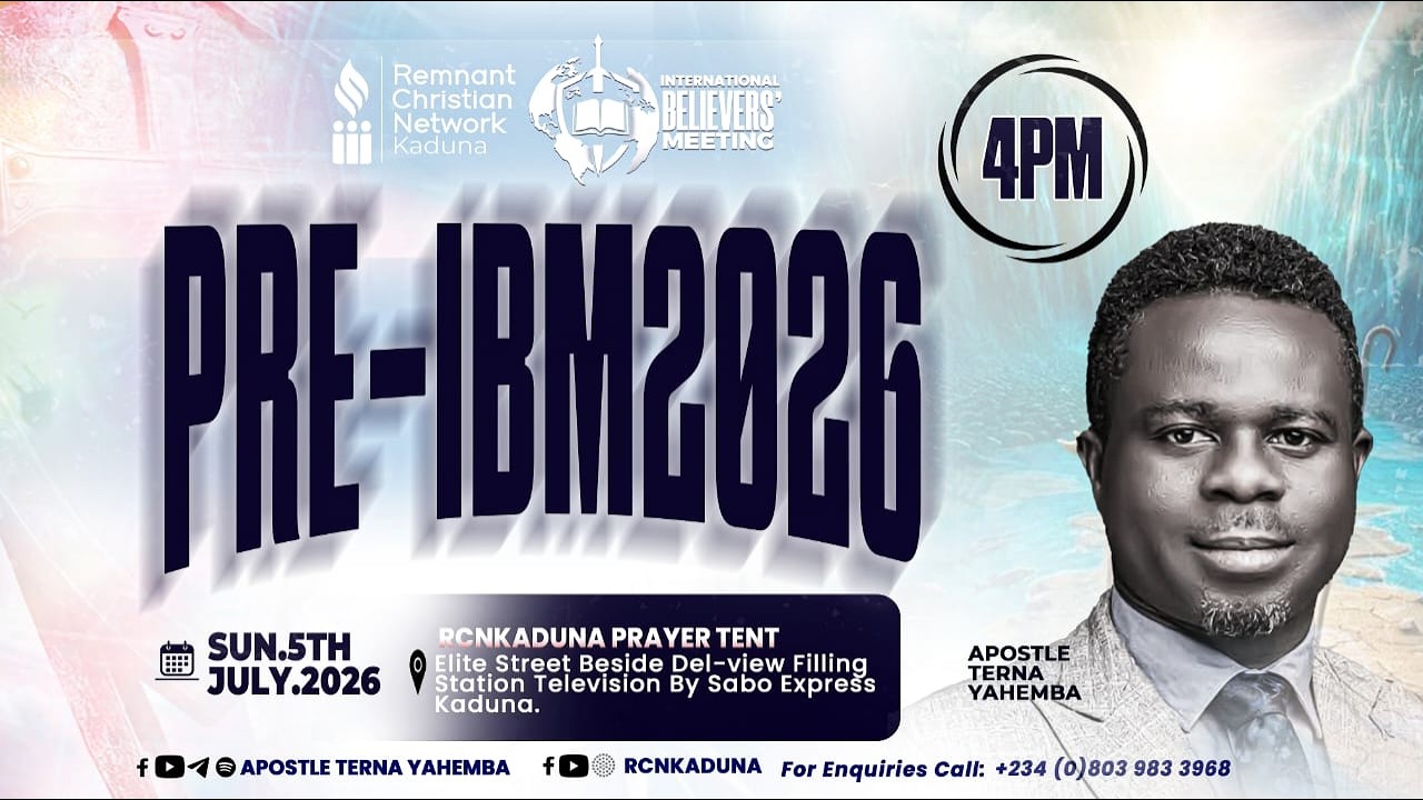 PRE -IBM 2026|| APOSTLE TERNA YAHEMBA || 07-05-2026