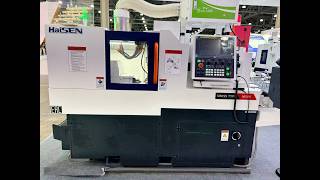 2026 Russia Metalworking Show | Dalian HaiSEN M205 Swiss Lathe Live Machining Demo