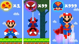 Super Mario Bros ALL AVENGERS Power Ups: Who is the Winner? | Game Up