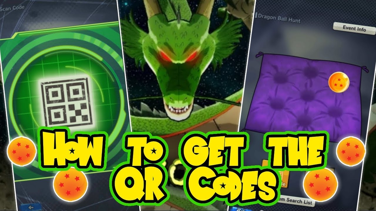 How To Get Dragon Balls Qr Code Dragon Ball Hunt Dragon Ball Legends Youtube