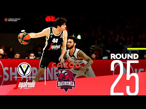 Virtus takes thrilling win over Baskonia!| Round 25, Highlights | Turkish Airlines EuroLeague