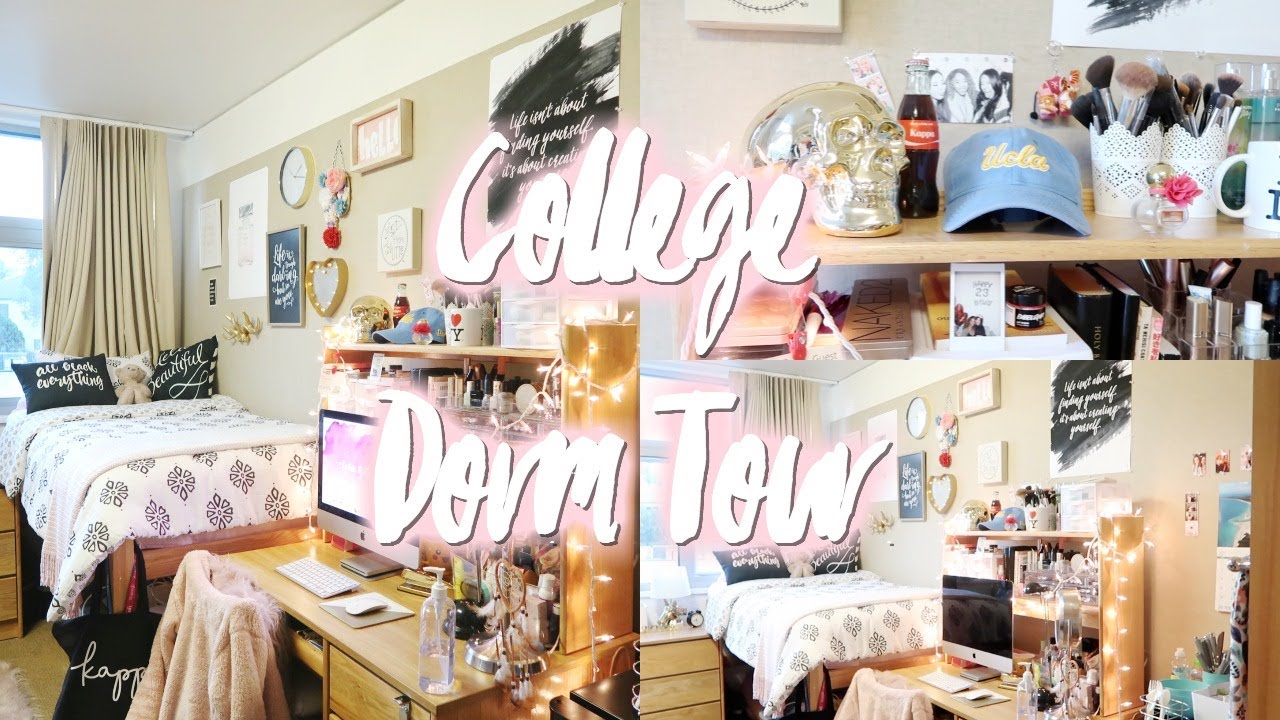 College Dorm Room Tour 2017 Ucla Deluxe Double Gardenia