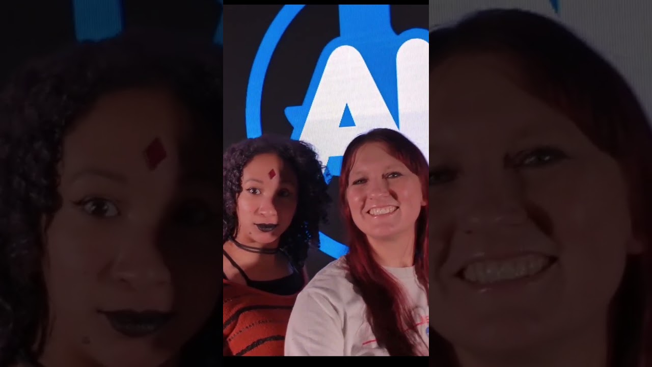 Taking Anime Houston by Storm! Raven and Starfire casual Cosplay 