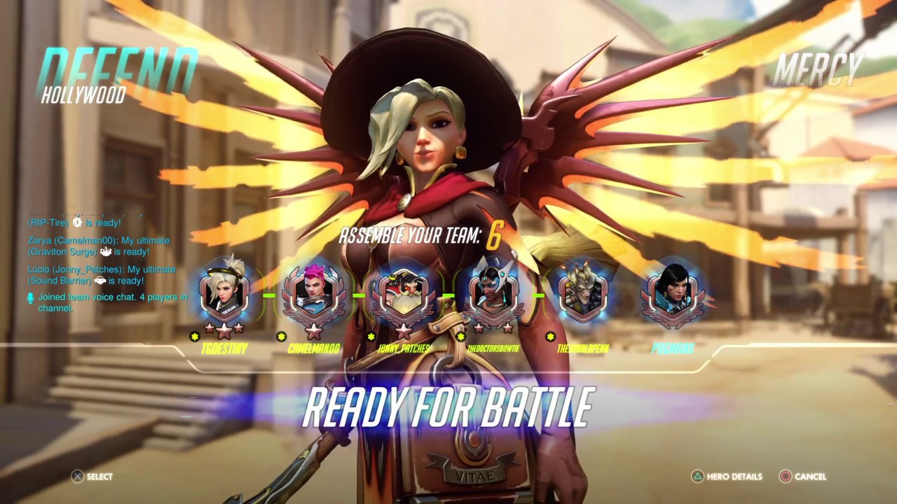 TGDestiny - Mercy Placement Match - Overwatch