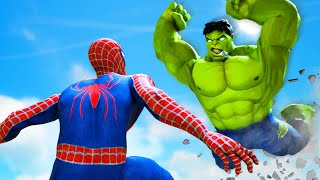 BIG HULK VS SPIDERMAN - THANOS VS HULK &amp; SPIDER-MAN