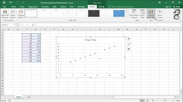 How to join the points on a scatter plot in Excel