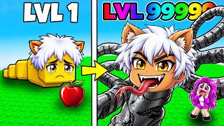 YEDİKÇE BÜYÜYEN DEV SOLUCAN OLDUM! 😱 | Roblox