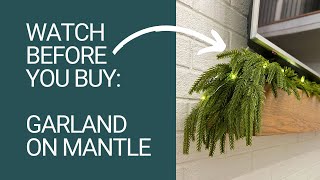 Mantle Display & Review of the Yamaziot Garland #ad | Yamaziot