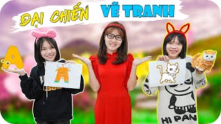 Thử Thách Vẽ Tranh Sáng Tạo ♥ Min Min TV Minh Khoa